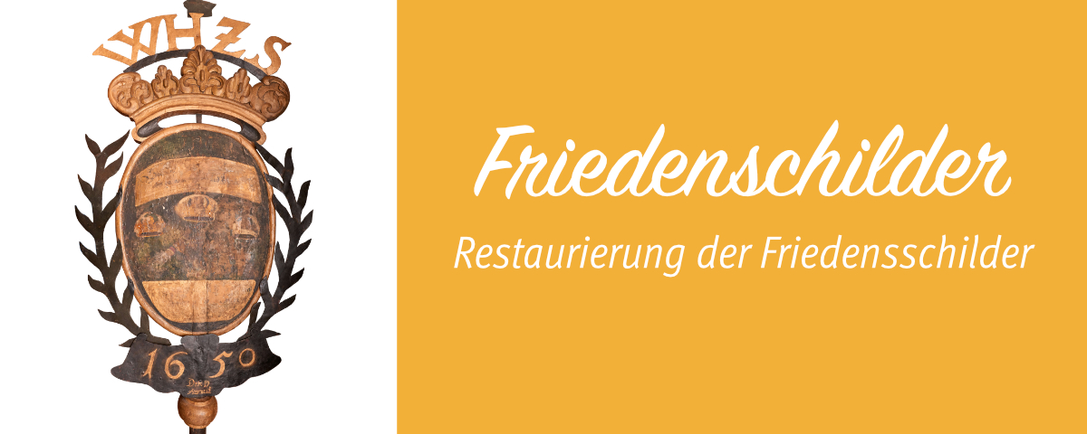 Restaurierung der Friedensschilder